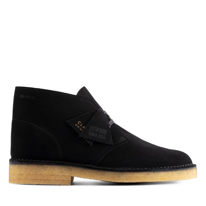 Black Clarks Originals 221 Men's Desert Boots | 95605796