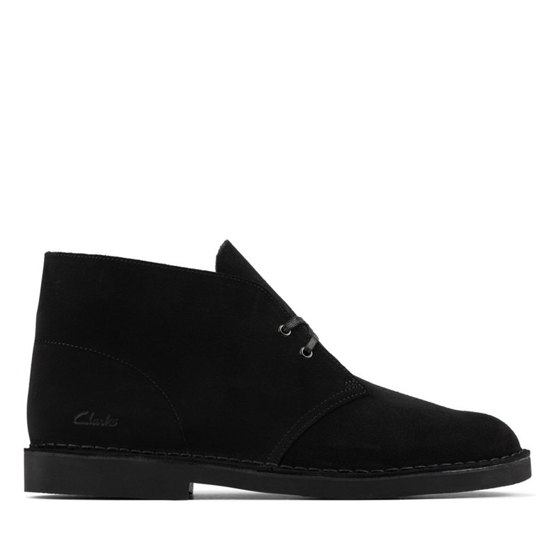 Black Clarks Originals Men's Desert Boots | 20340539