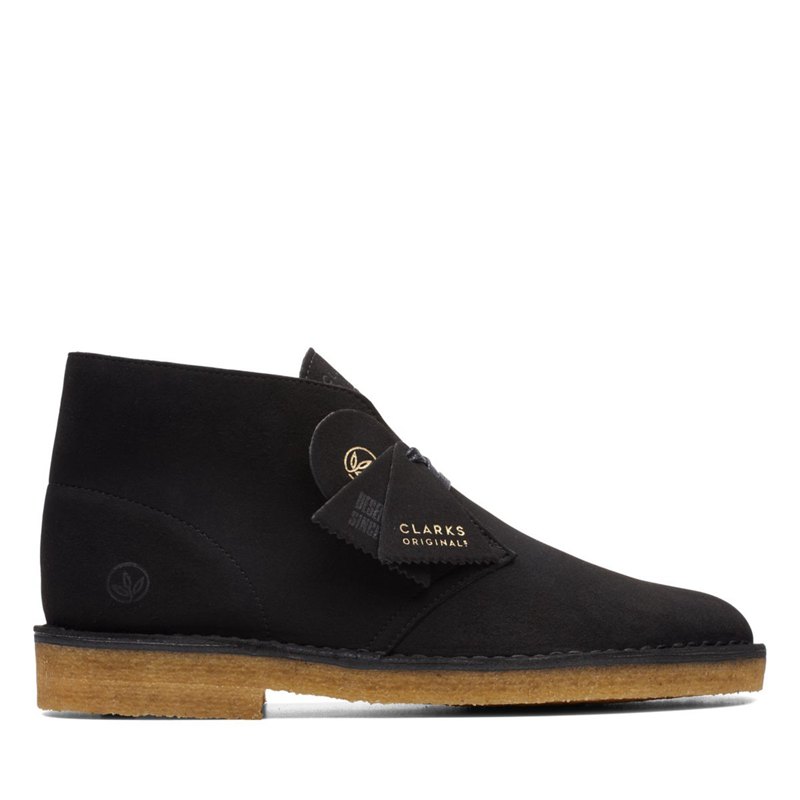 Black Clarks Originals Men's Desert Boots | 25362692