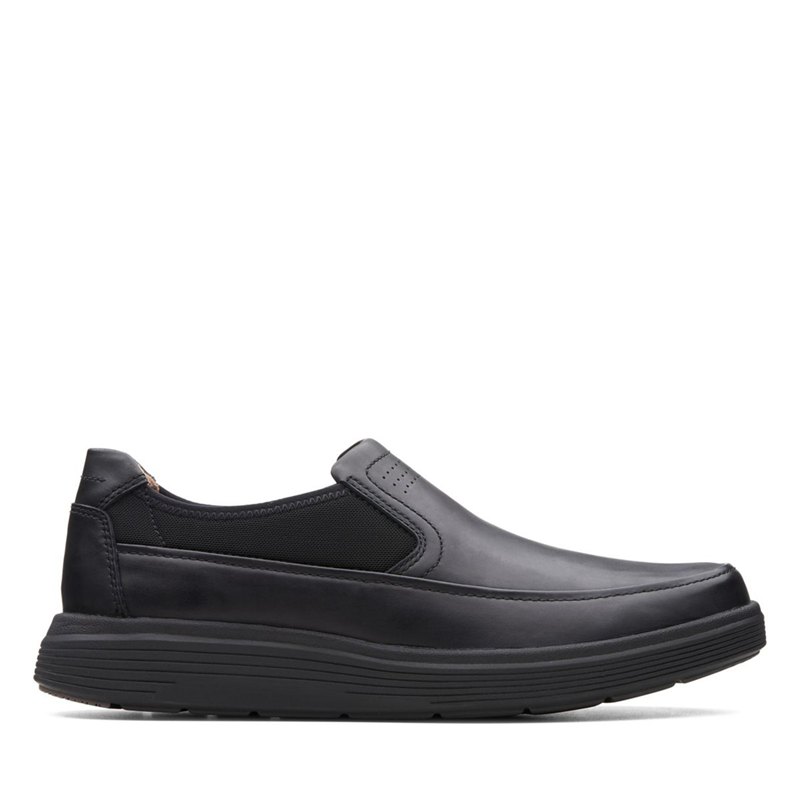 Black Clarks Un Abode Go Men's Slip On | 88327710