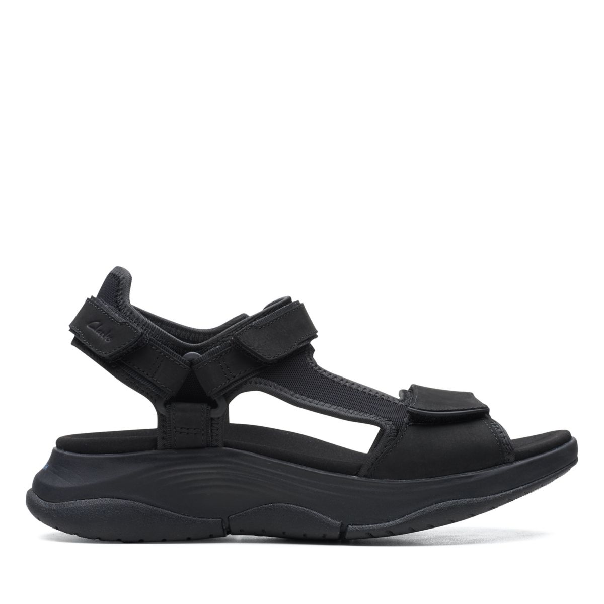 Black Clarks Wave 2.0 Skip Women's Sandals | 74597536