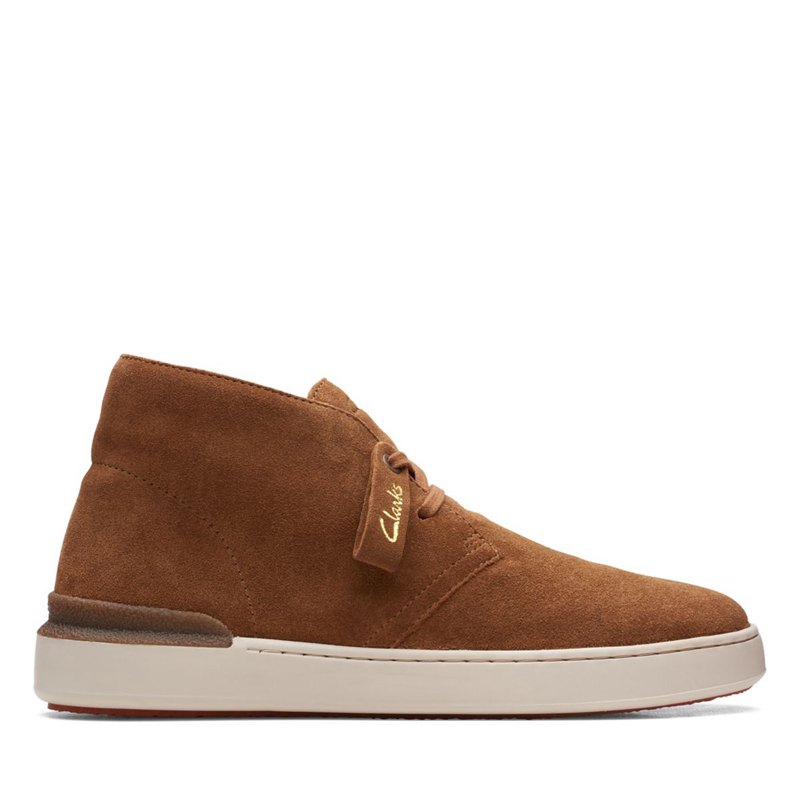 Brown Clarks Court Lite Men's Desert Boots | 68087611