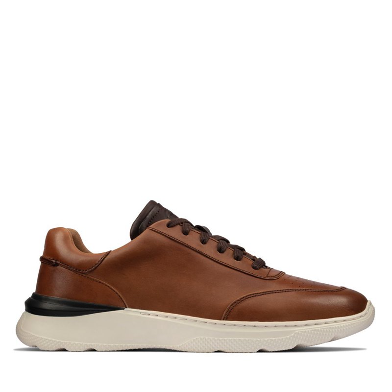 Brown Clarks Sprint Lite Lace Men's Trainers | 38817507