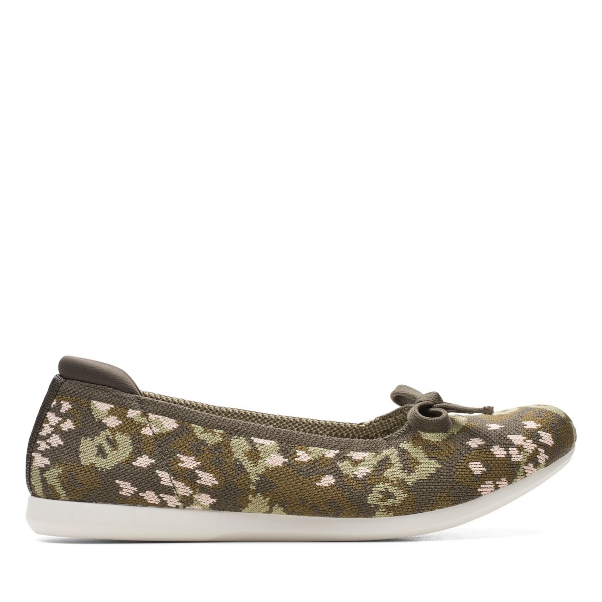 Dark Olive Clarks Carly Hope Women's Ballerina | 99963414