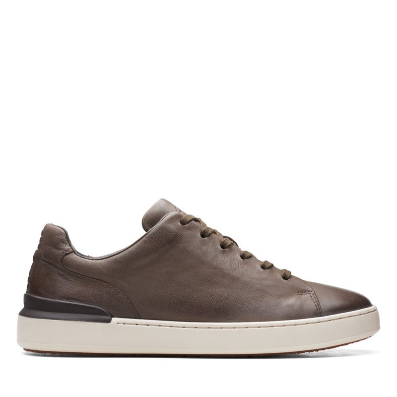 Grey Clarks Court Lite Lace Men's Trainers | 58339903