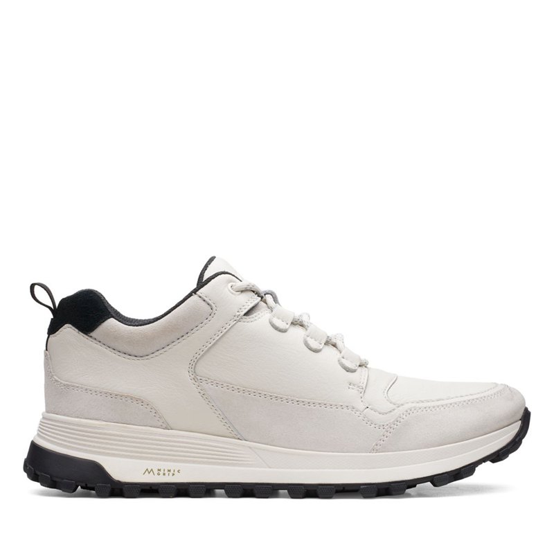 White Clarks ATL Trek Lo Men's Trainers | 14589825