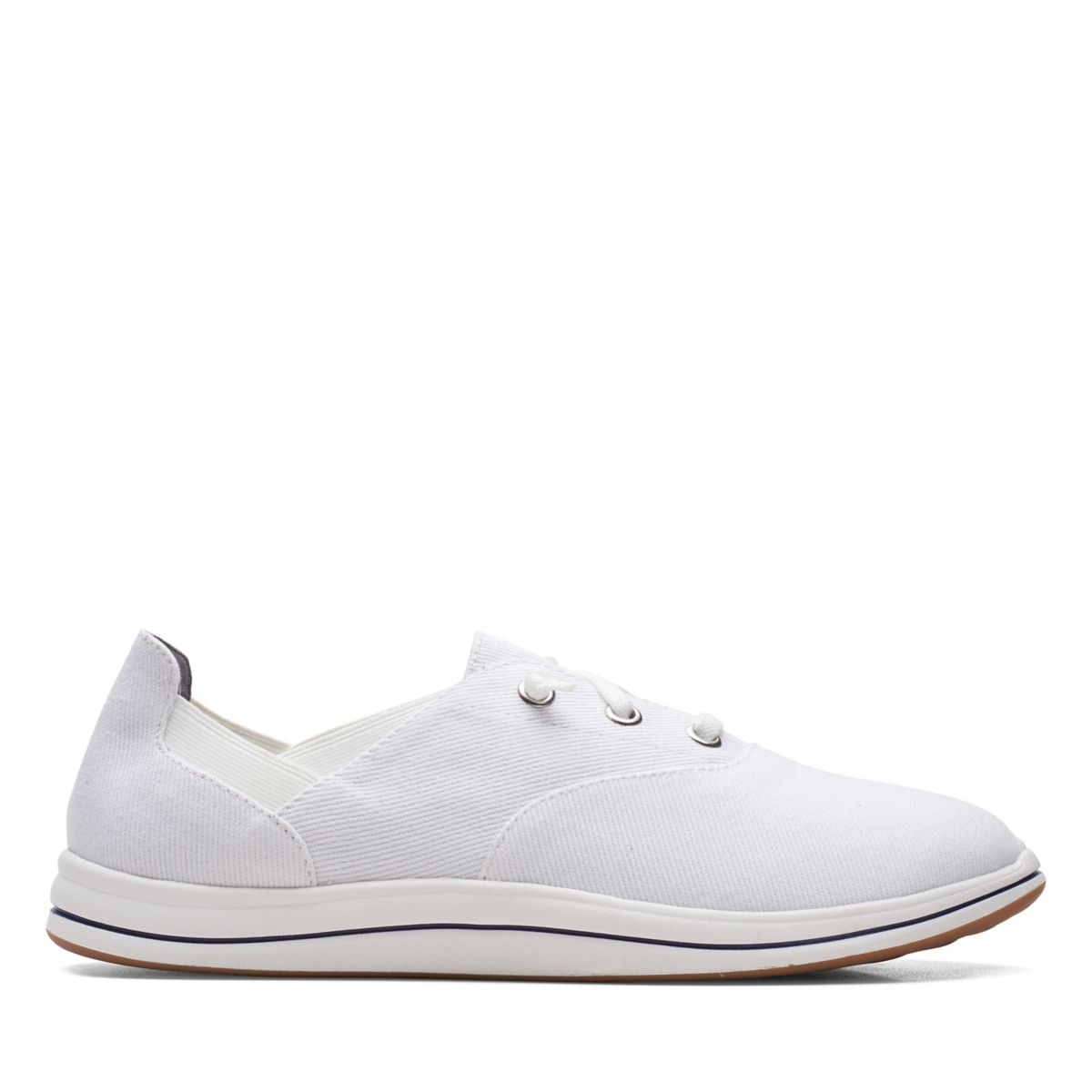 White Clarks Breeze Ave Women's Trainers | 69069924