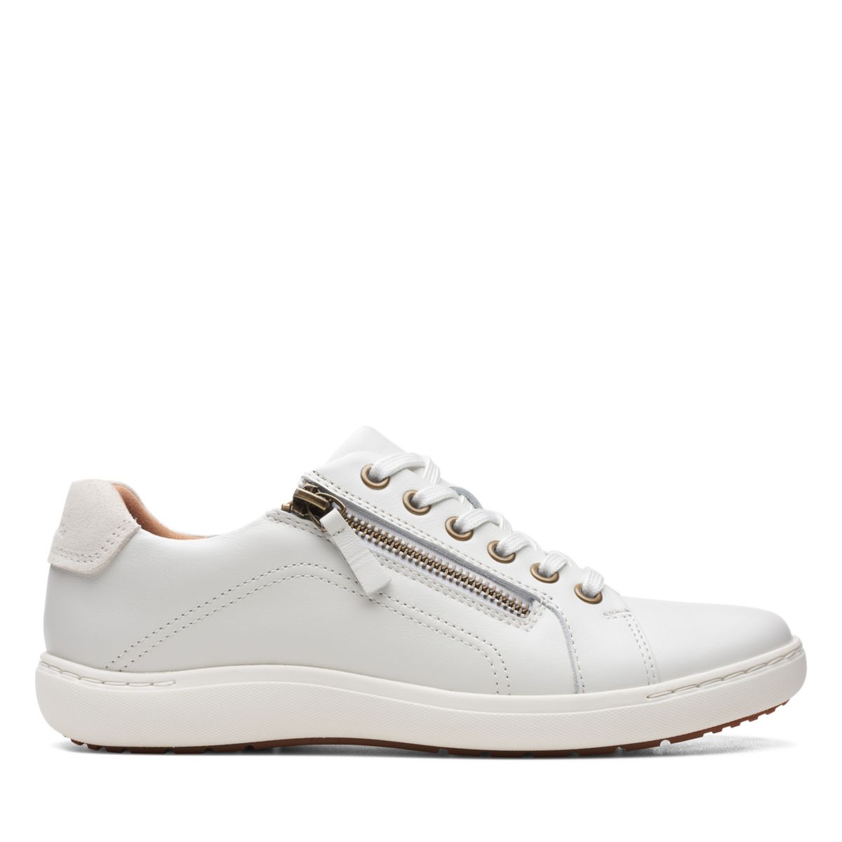 White Clarks Nalle Lace Women's Trainers | 97965352