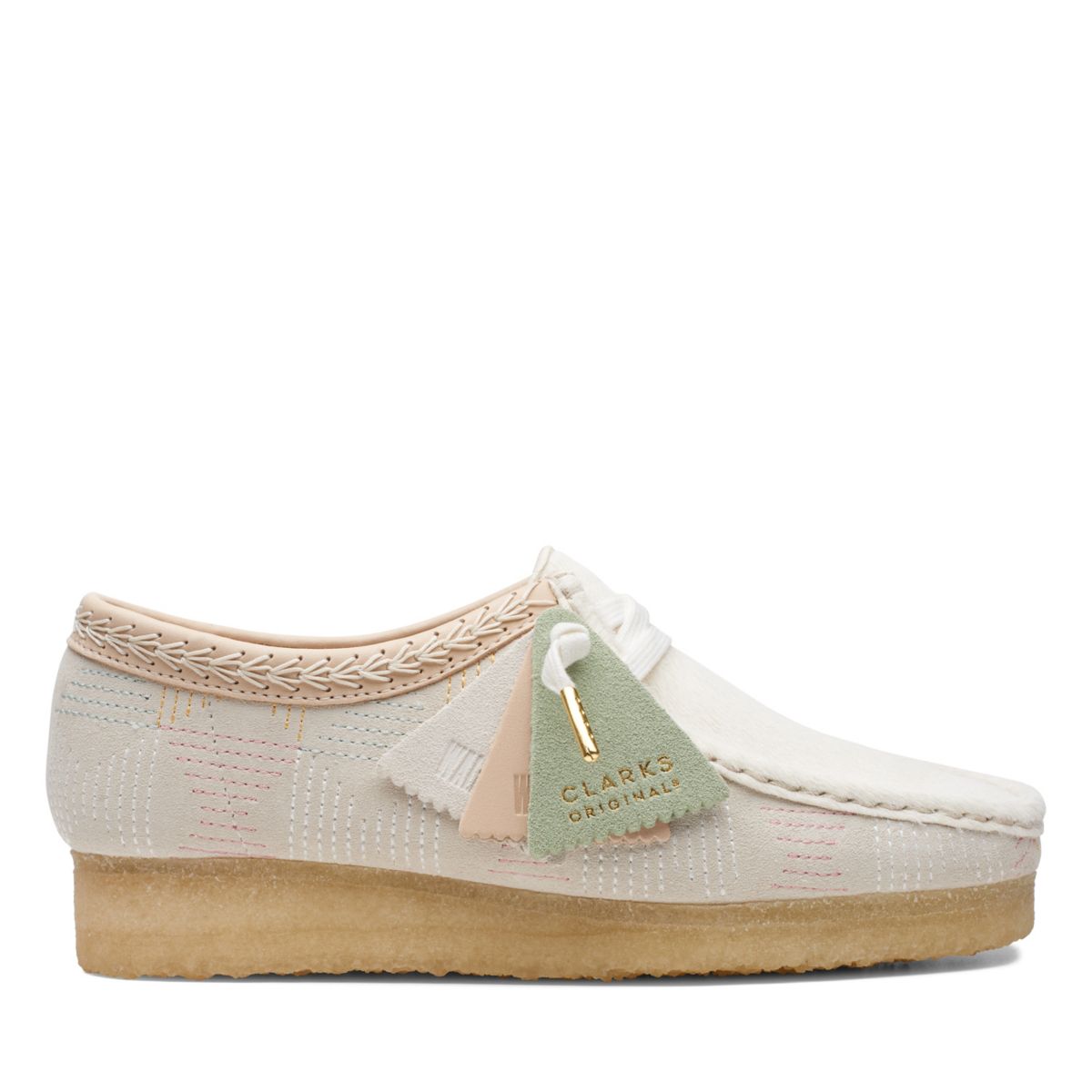 White Clarks Original Women's Wallabee | 58102003