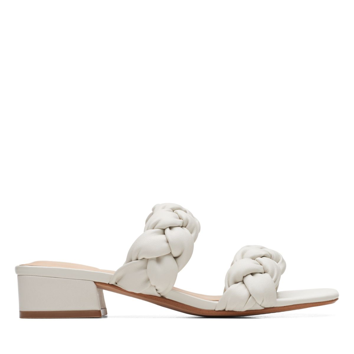 White Clarks Seren 25 Braid Women's Mules | 75905622