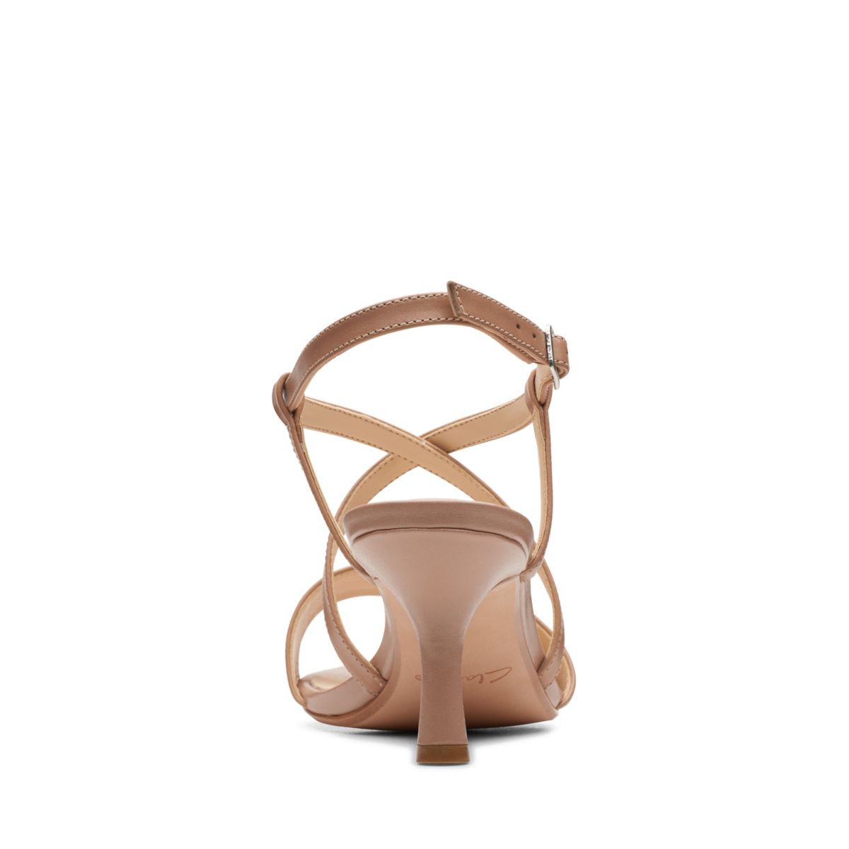 Beige Clarks Amali Buckle Women's Heels | 63380489