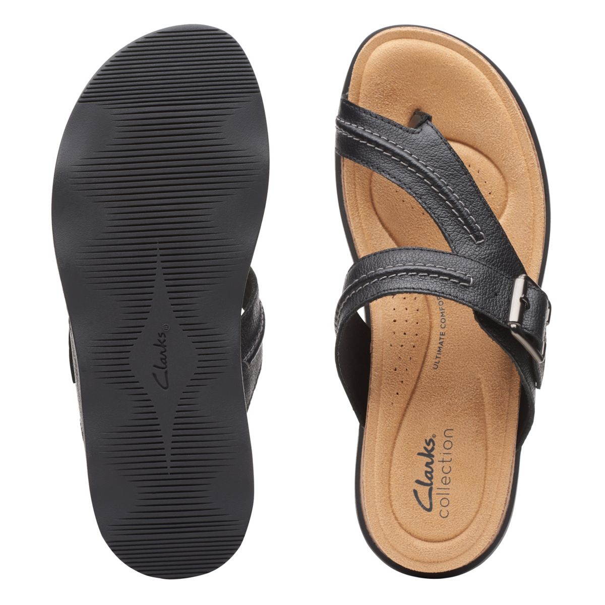 Black Clarks Brynn Madi Women's Flip Flops | 72272459