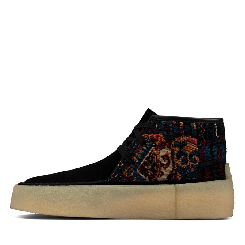 Black Clarks Caravan Men's Wallabee | 14862903