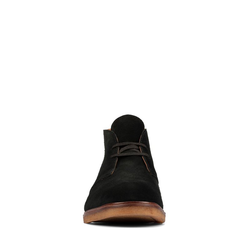 Black Clarks Clarkdale DBT Men's Desert Boots | 73255441