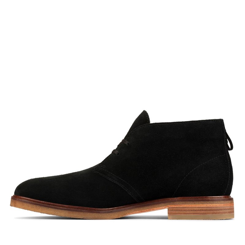 Black Clarks Clarkdale DBT Men's Desert Boots | 73255441