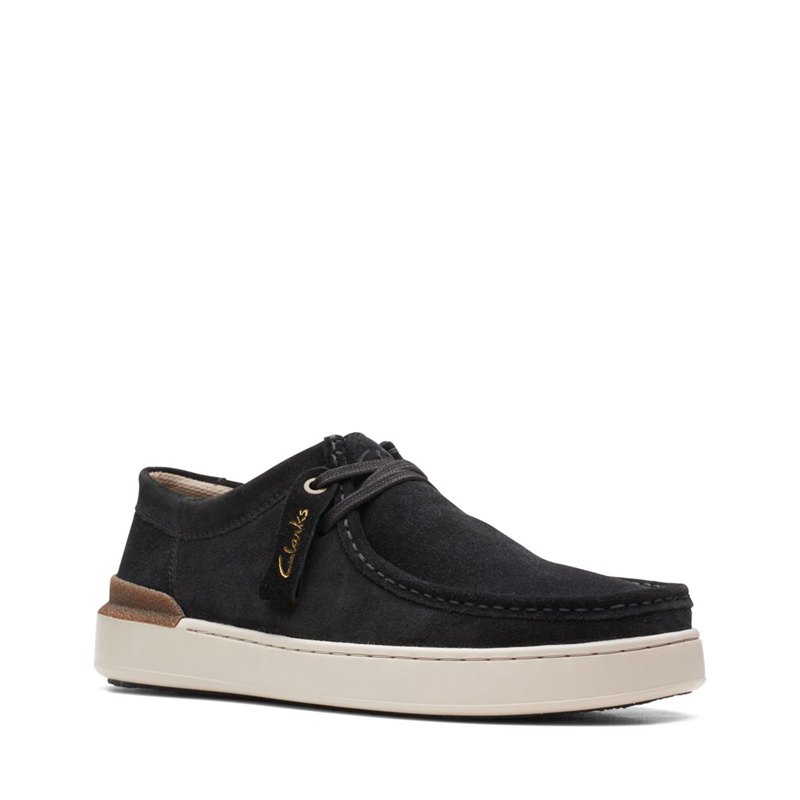 Black Clarks Court Lite wally Men's Wallabee | 37016240