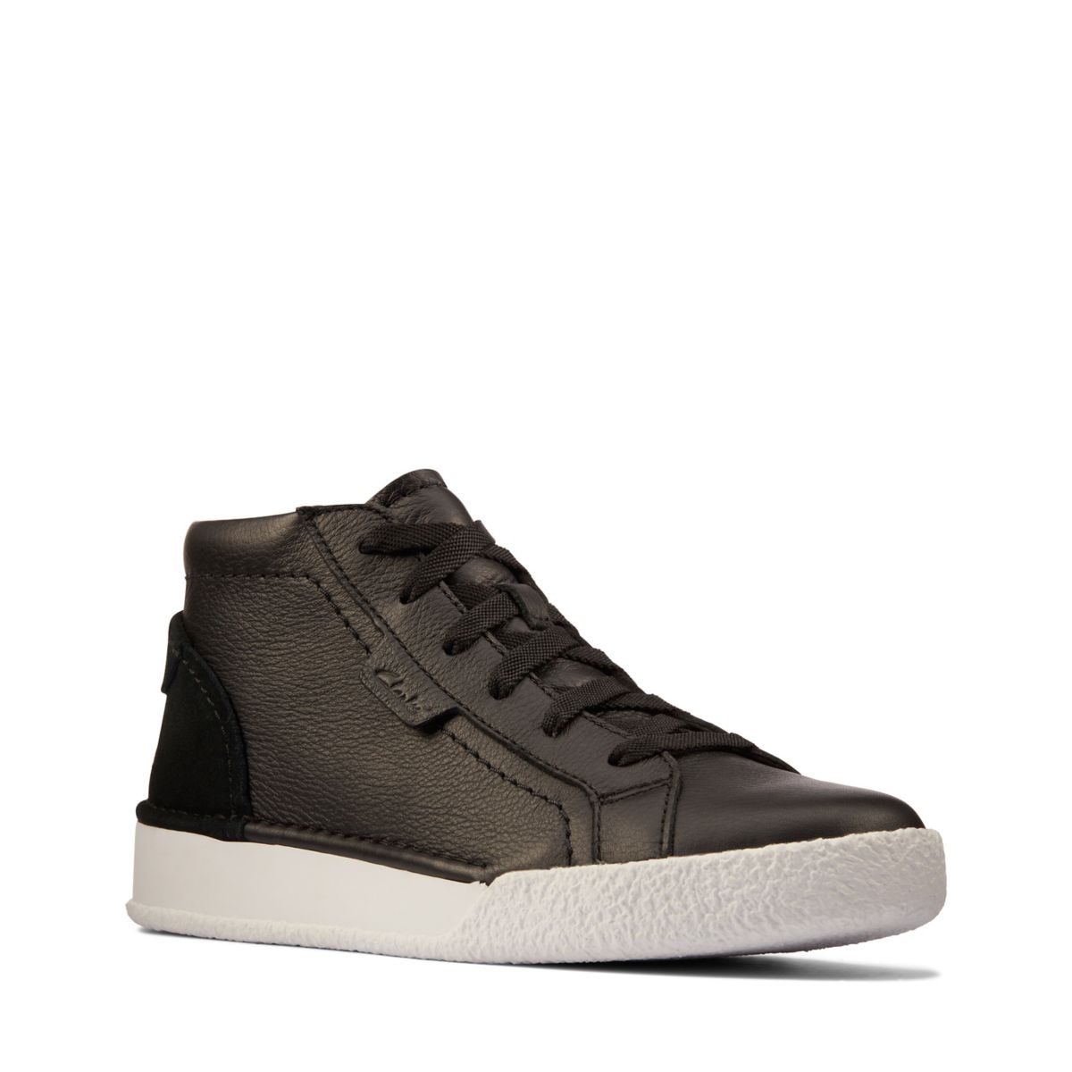 Black Clarks Craft Cup Hi Women's Trainers | 25332896