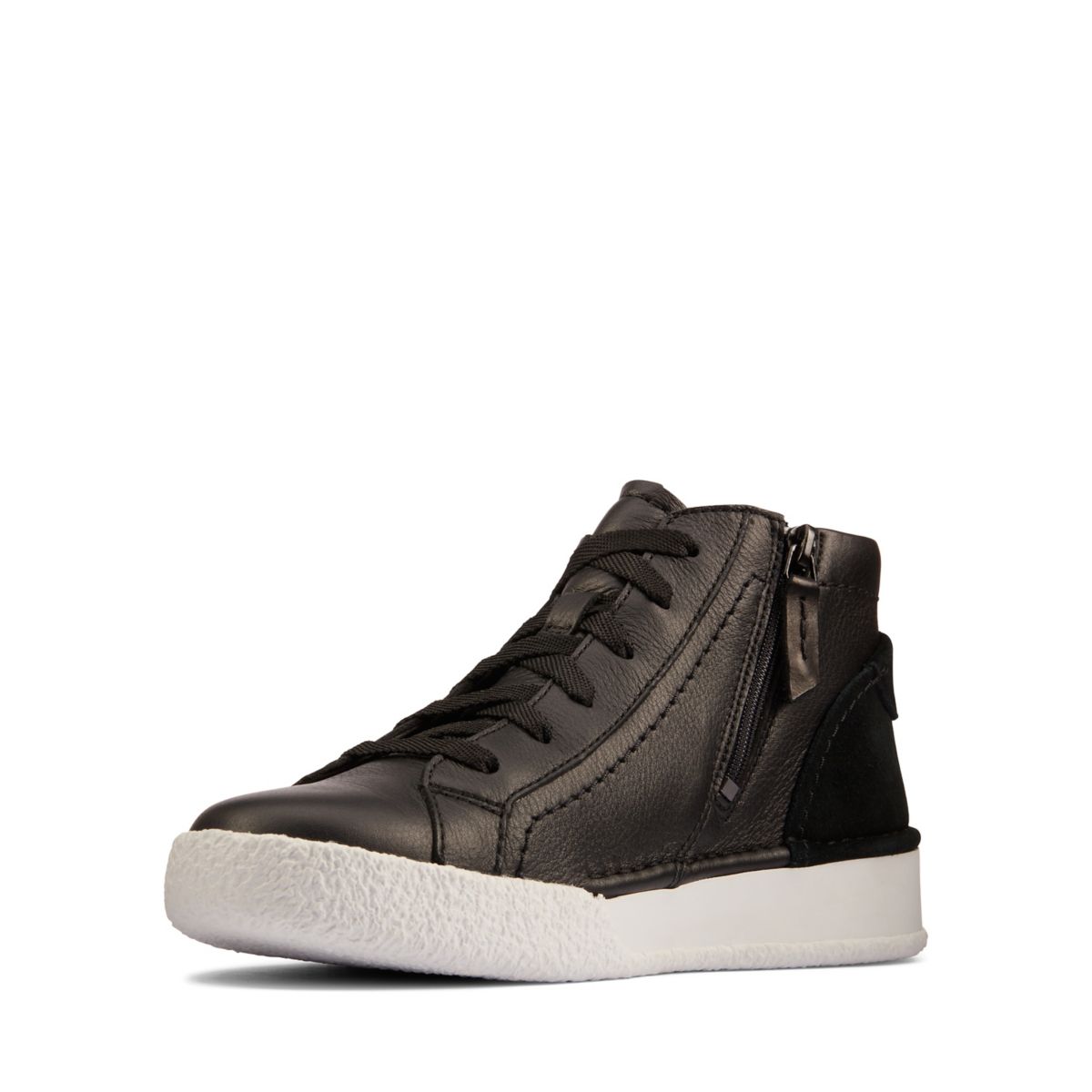 Black Clarks Craft Cup Hi Women's Trainers | 25332896