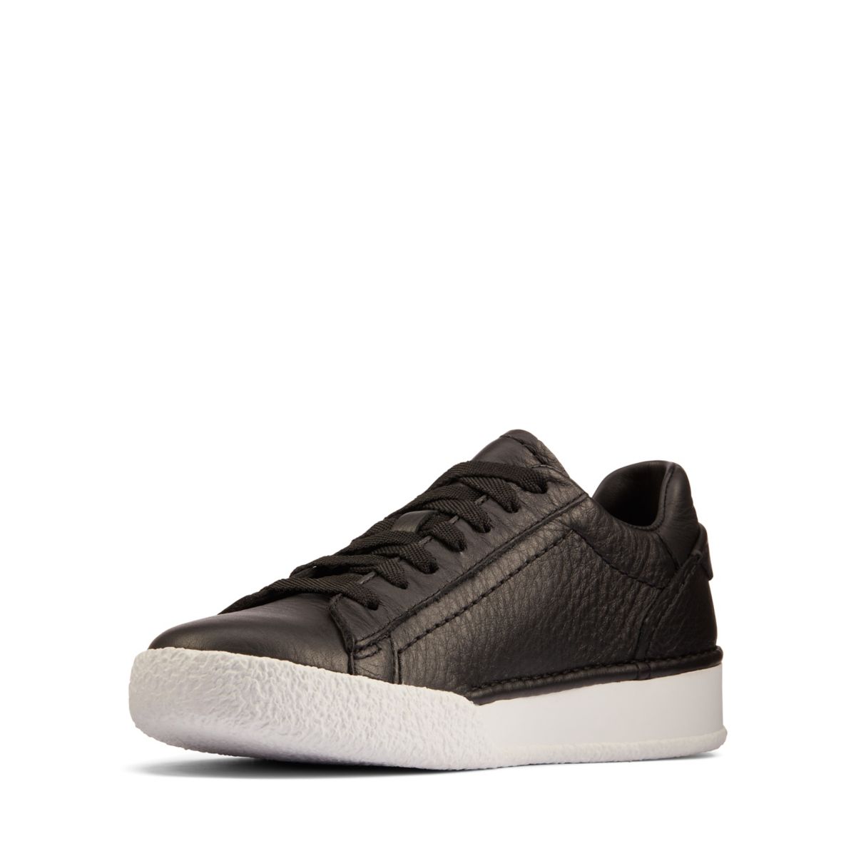 Black Clarks Craft Cup Lace Women's Trainers | 50434317