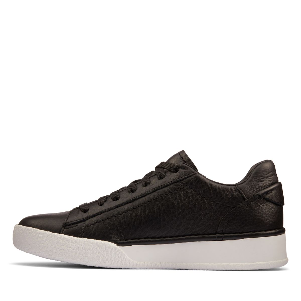 Black Clarks Craft Cup Lace Women's Trainers | 50434317