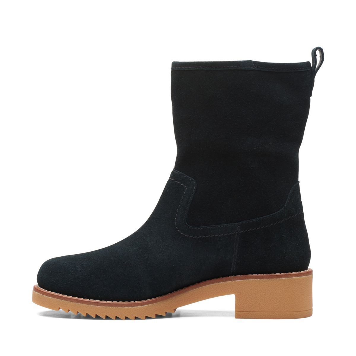 Black Clarks Eden Mid Hi Women's Mid Calf Boots | 27158896