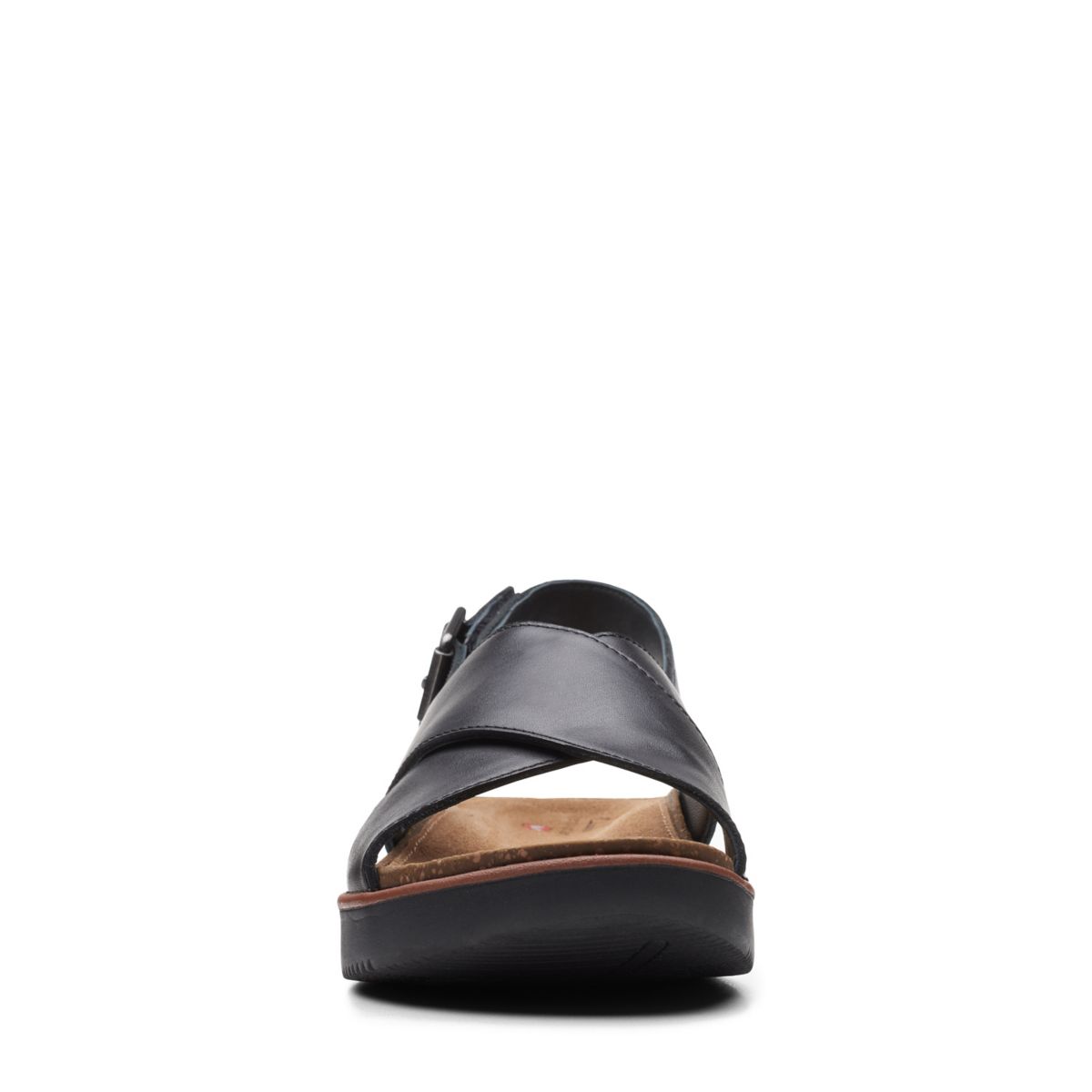 Black Clarks Elayne Cross Women's Sandals | 49152010