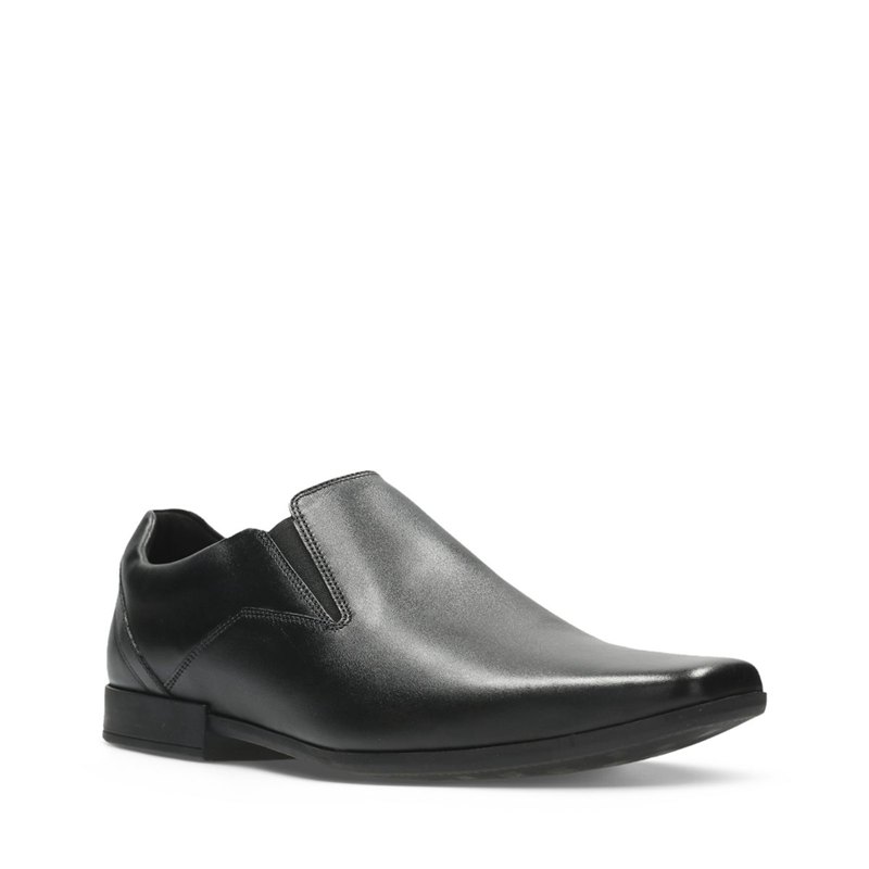 Black Clarks Glement Slip Men's Slip On | 44595980