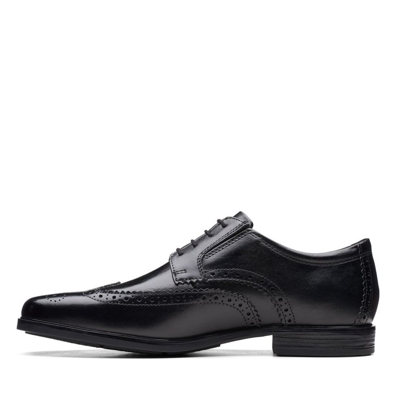 Black Clarks Howard Wing Men's Brogues | 11366674