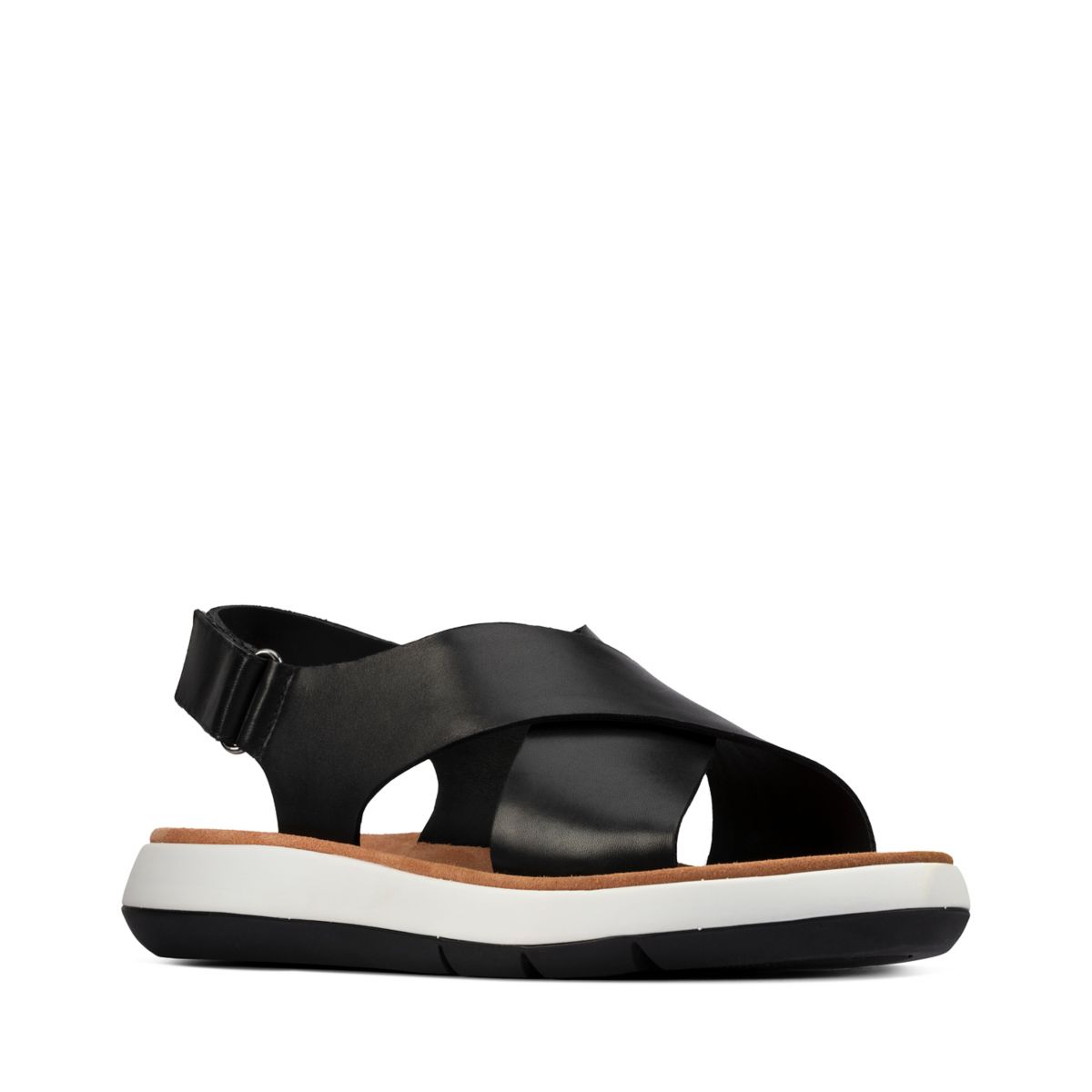 Black Clarks Jemsa Cross Women's Sandals | 48864028