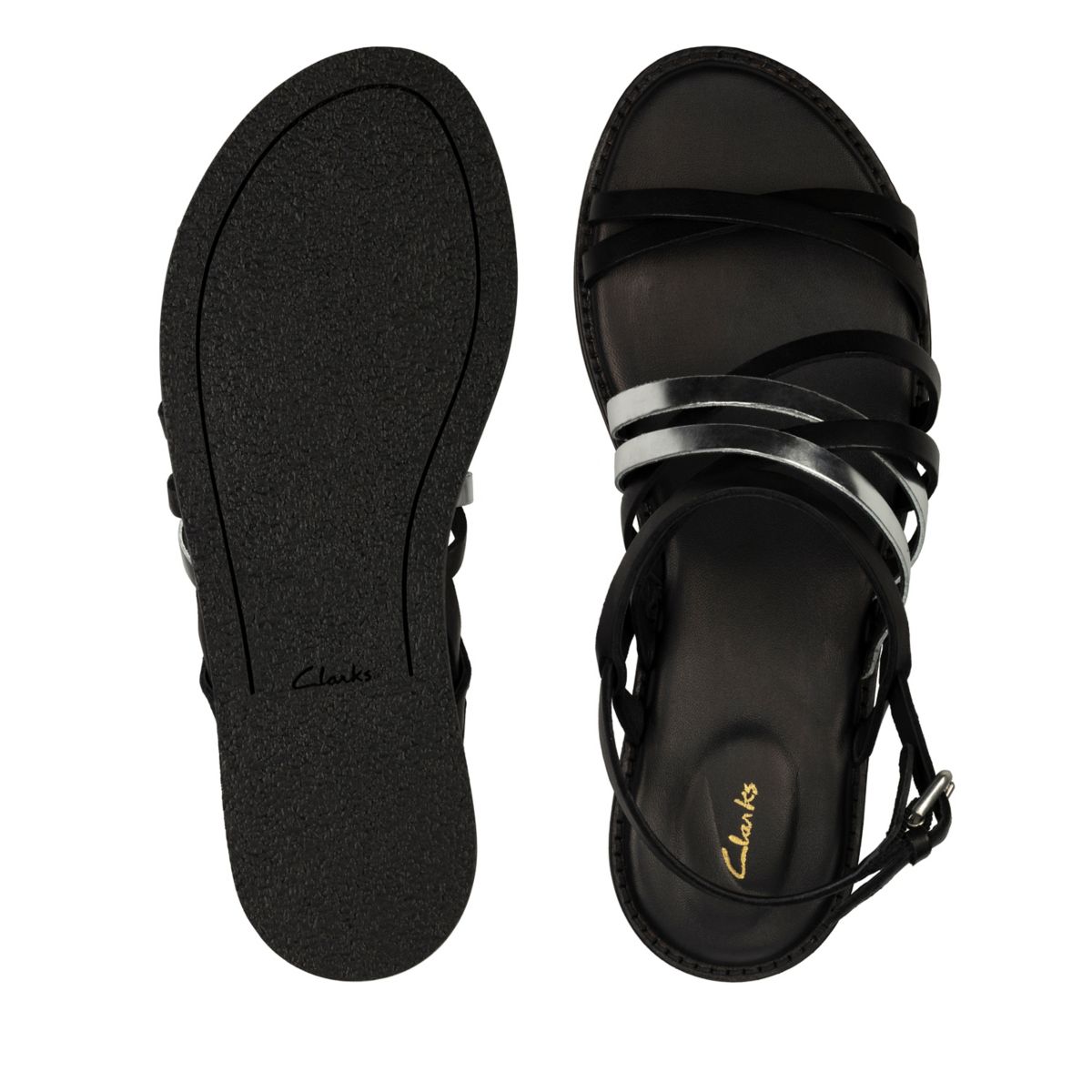 Black Clarks Karsea Ankle Women's Sandals | 46829393