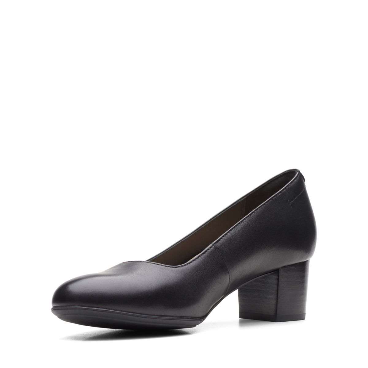 Black Clarks Linnae Pump Women's Heels | 44503584