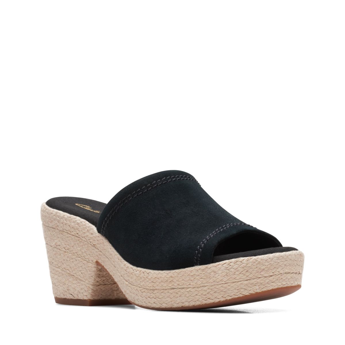 Black Clarks Maritsa 70 Women's Wedge Sandals | 52626097