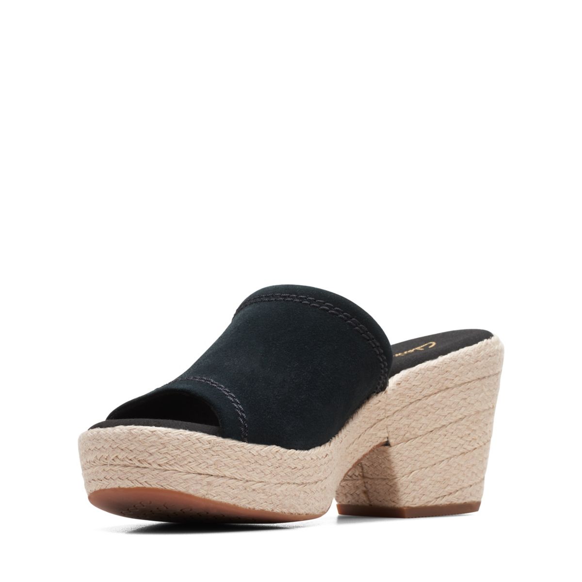 Black Clarks Maritsa 70 Women's Wedge Sandals | 52626097