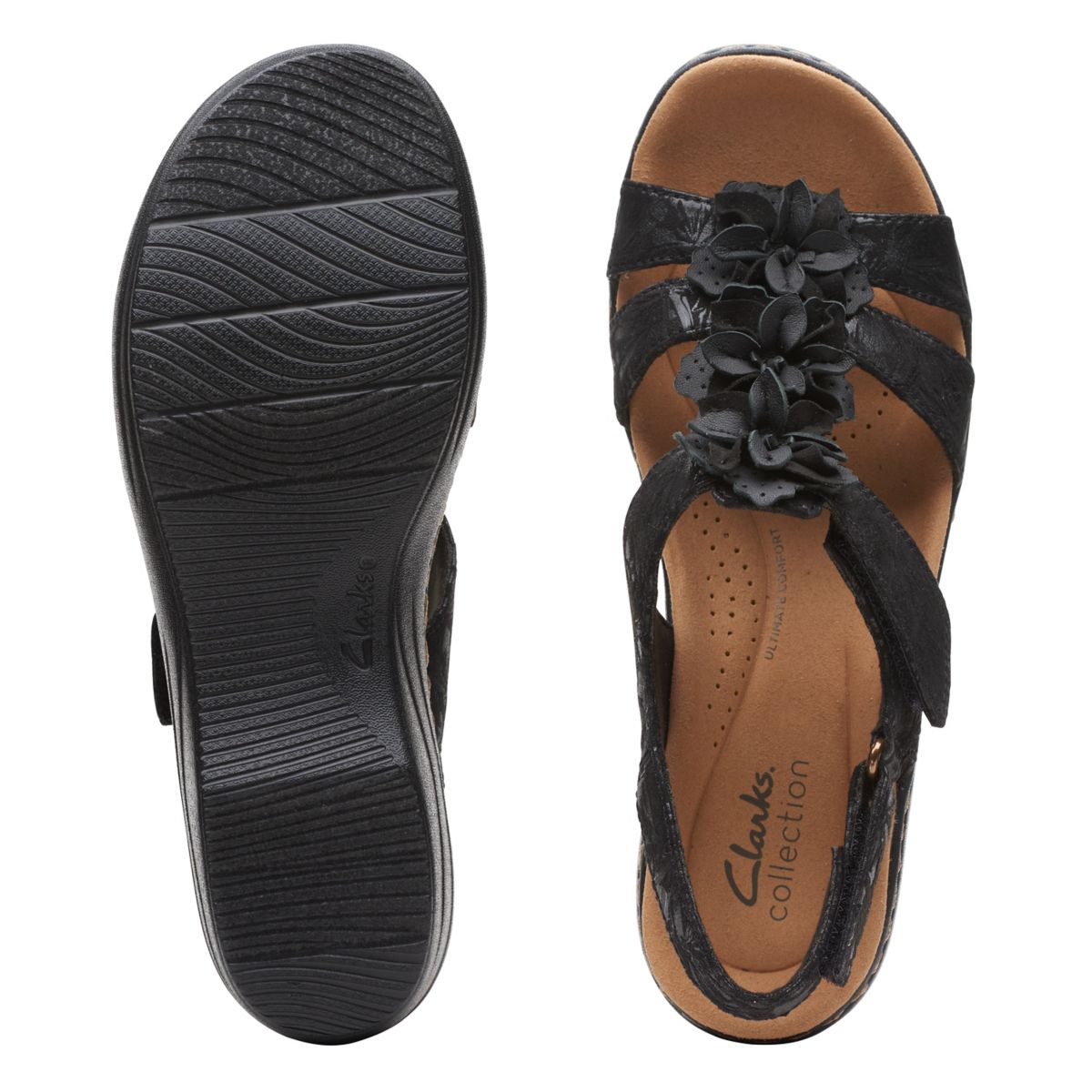 Black Clarks Merliah Sheryl Women's Sandals | 70077335