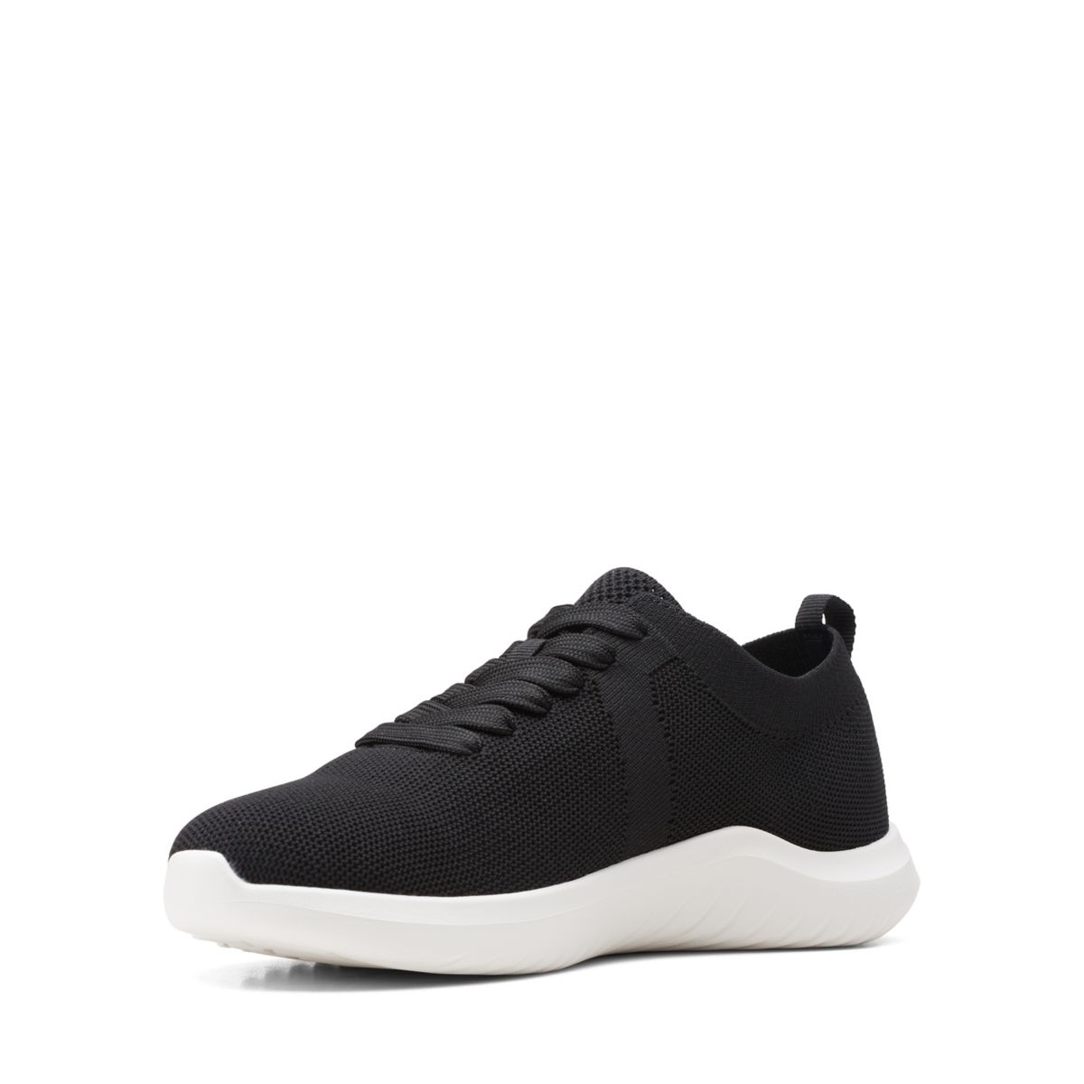 Black Clarks Nova Glint Women's Trainers | 96994976