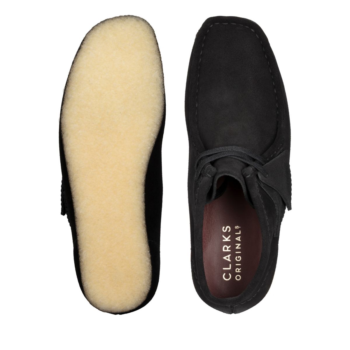 Black Clarks Original Women's Wallabee | 44728236