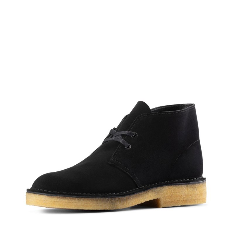 Black Clarks Originals 221 Men's Desert Boots | 95605796