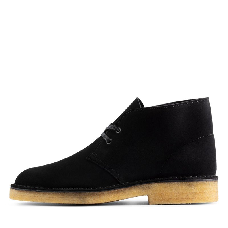 Black Clarks Originals 221 Men's Desert Boots | 95605796