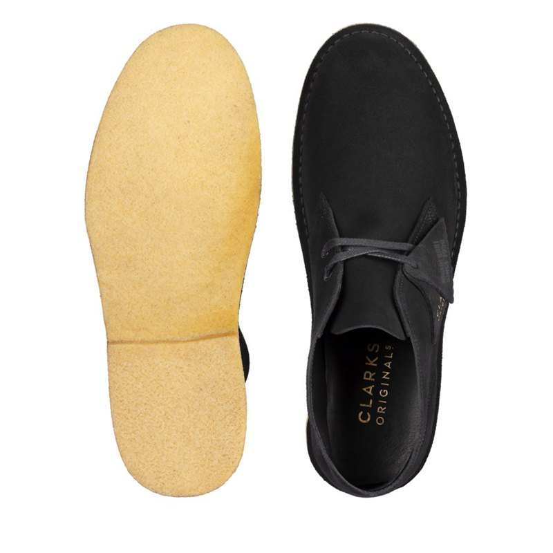 Black Clarks Originals 221 Men's Desert Boots | 95605796