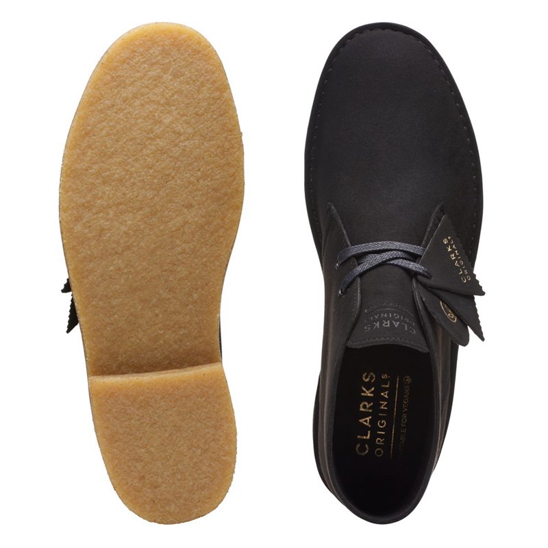 Black Clarks Originals Men's Desert Boots | 25362692