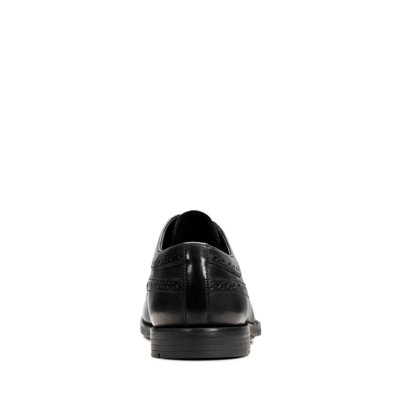 Black Clarks Ronnie Limit Men's Brogues | 75363764