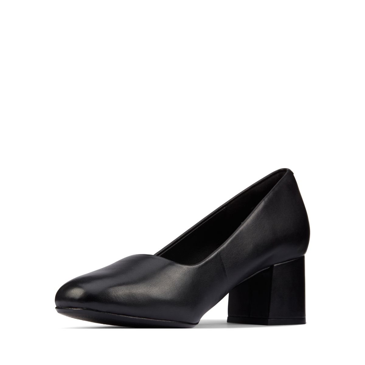 Black Clarks Sheer 55 Court Women's Heels | 70278630