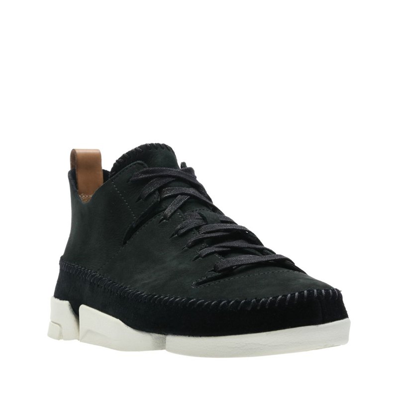 Black Clarks Trigenic Flex Men's Trainers | 31226125