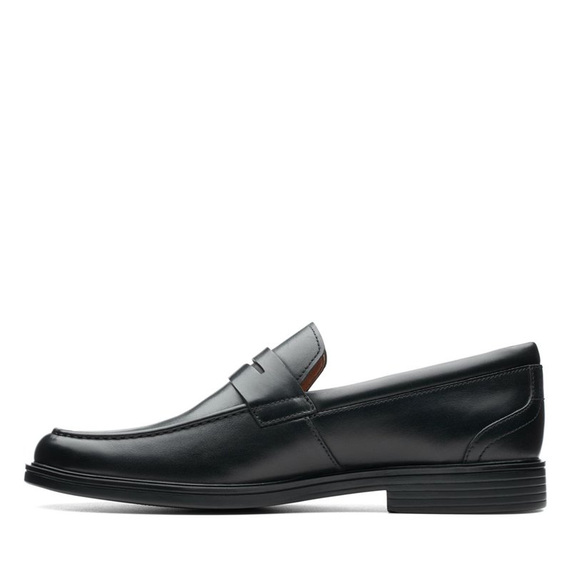 Black Clarks Un Aldric Step Men's Loafers | 57551662