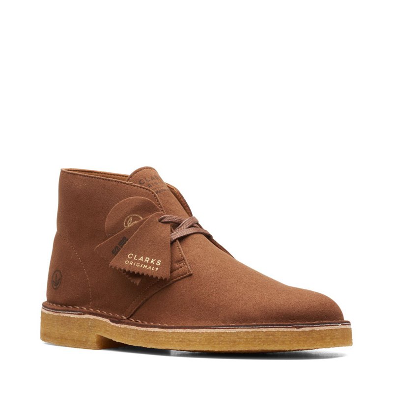 Brown Clarks Originals Men's Desert Boots | 52177308