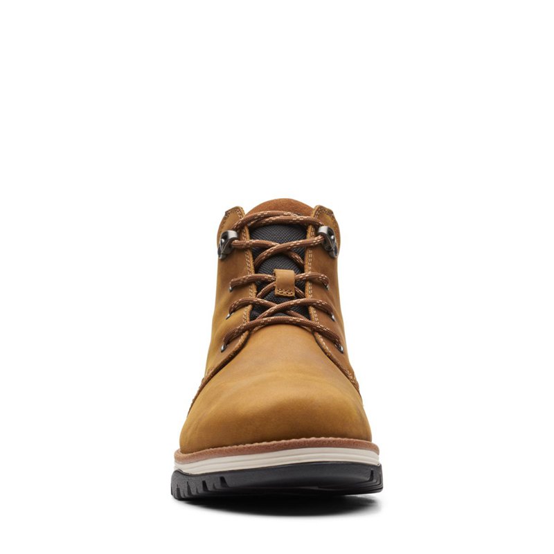 Brown Clarks Topton Mid GORE-TEX Men's Ankle Boots | 99510400