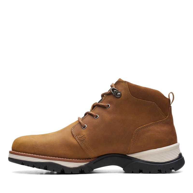 Brown Clarks Topton Mid GORE-TEX Men's Ankle Boots | 99510400