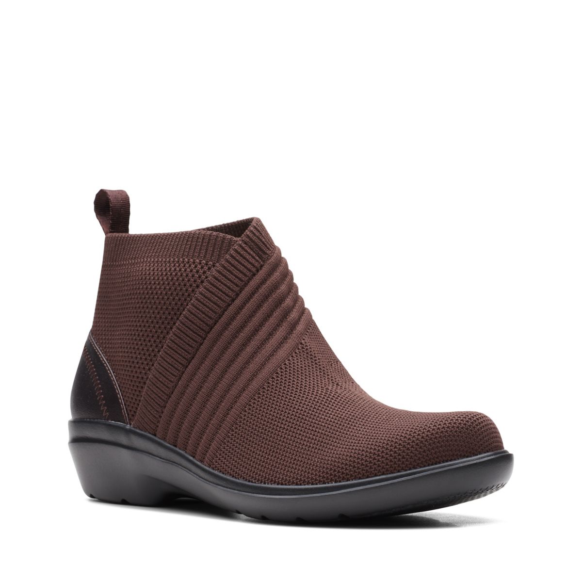 Burgundy Clarks Sashlyn Mid Women's Ankle Boots | 86563246