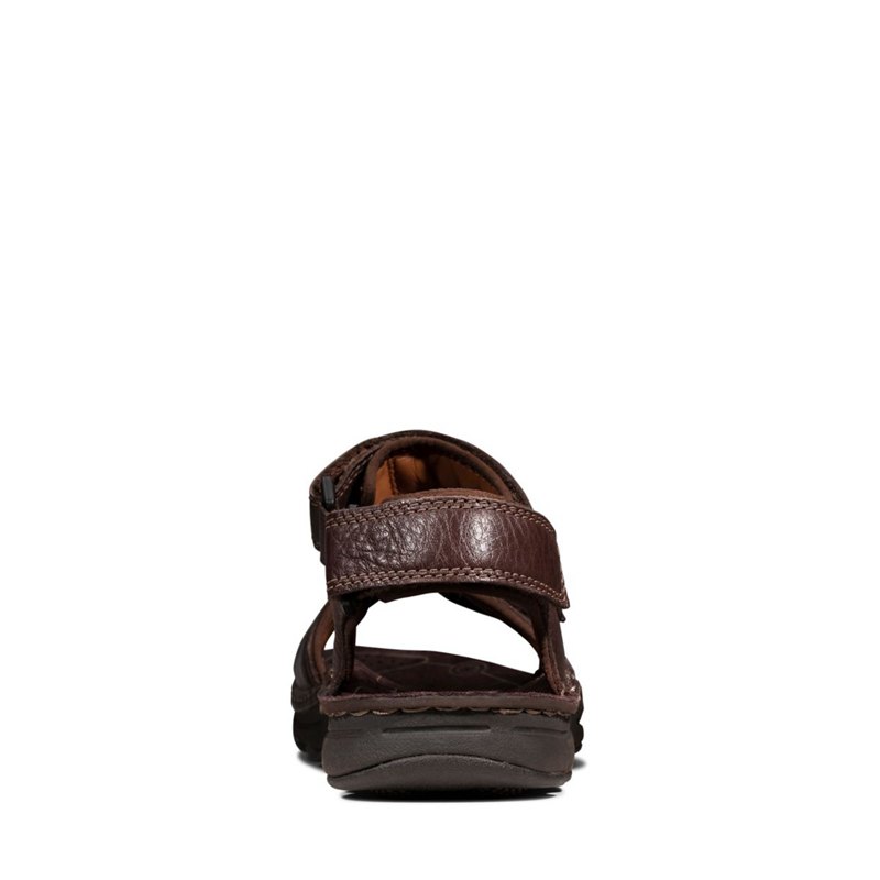 Dark Brown Clarks ATL Part Men's Sandals | 53899119