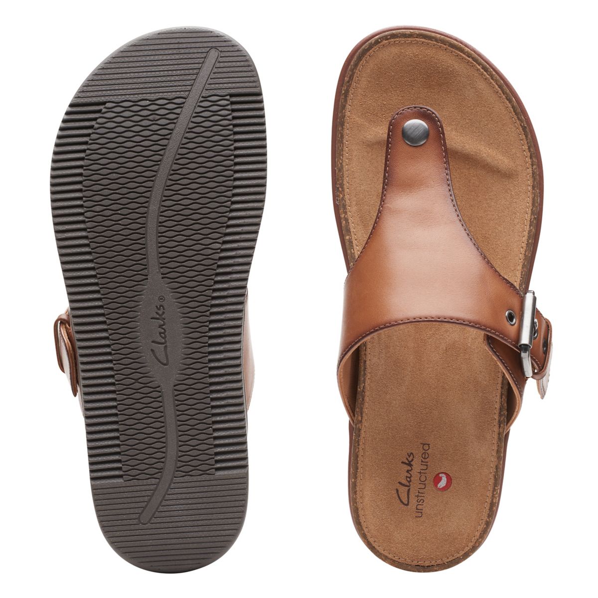 Dark Brown Clarks Elayne Step Women's Flip Flops | 17072964